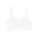 Malibu Sugar Girls Bra Cami with Adjustable Straps Accessories Malibu Sugar White Y/S (7/8) 
