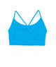 Malibu Sugar Girls Bra Cami with Shirring Accessories Malibu Sugar One Size Fits Most (Y/7-Y/14) Turquoise 