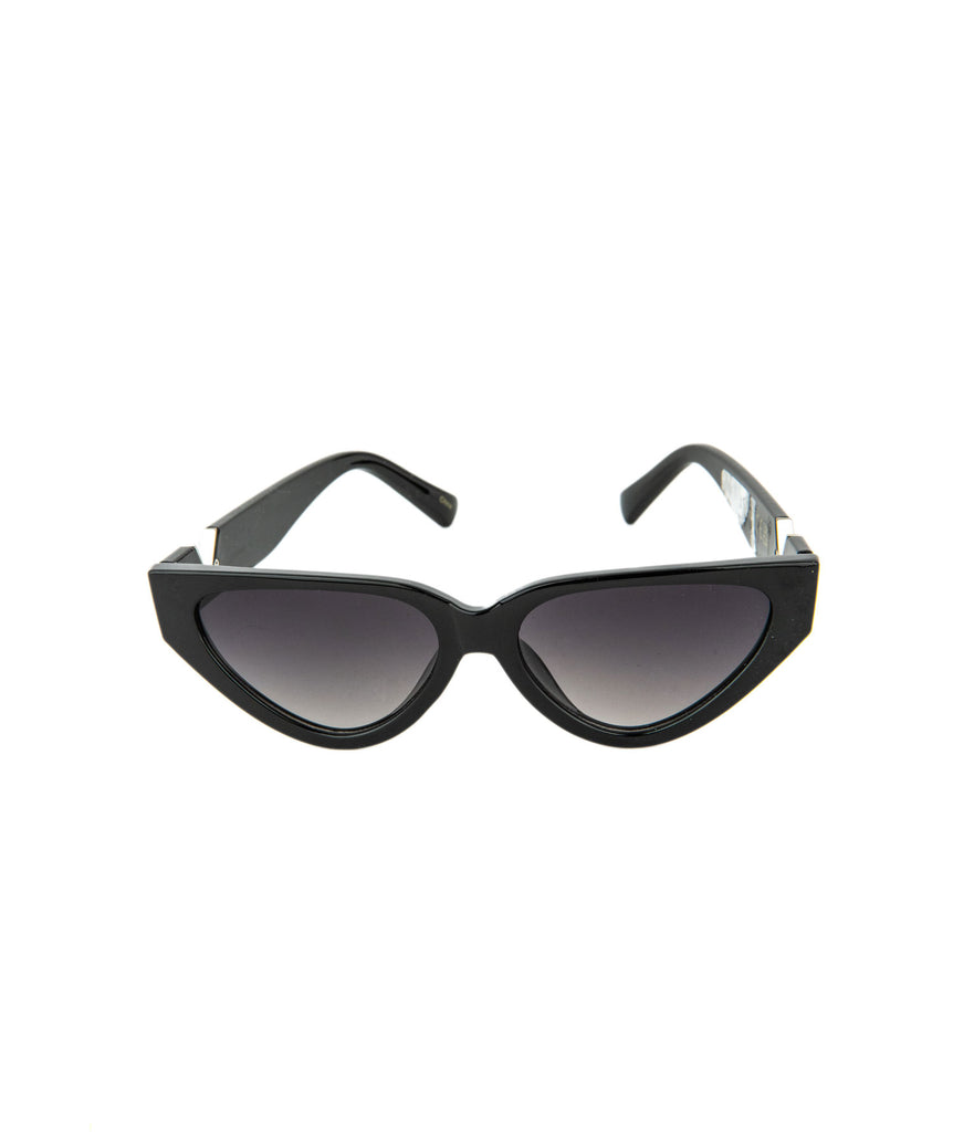 Mod Cat Eye Sunglasses Accessories Frankie's Exclusives Black  