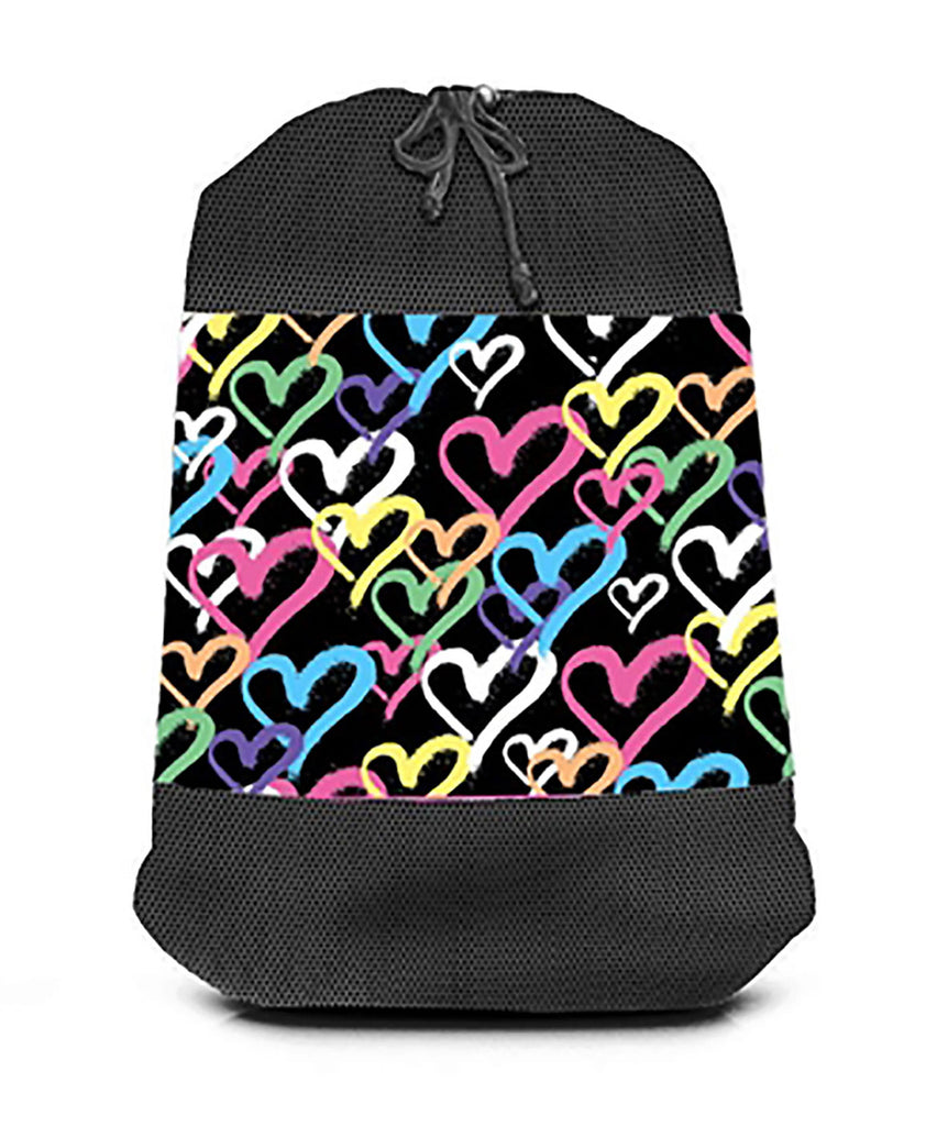 Graffiti Heart Laundry Bag Distressed/seasonal accessories Top Trenz   