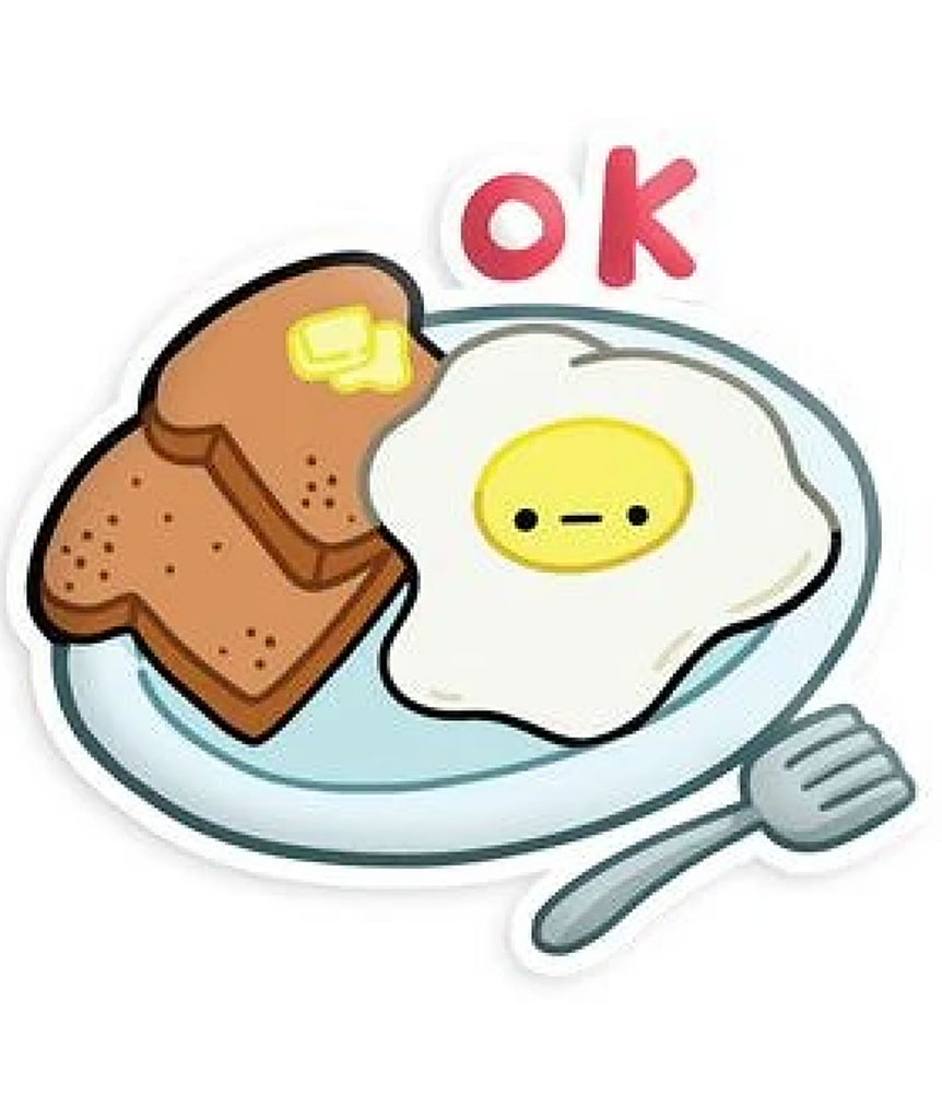 Squishable Vinyl Sticker Eggs and Toast Distressed/seasonal gifts Squishable   