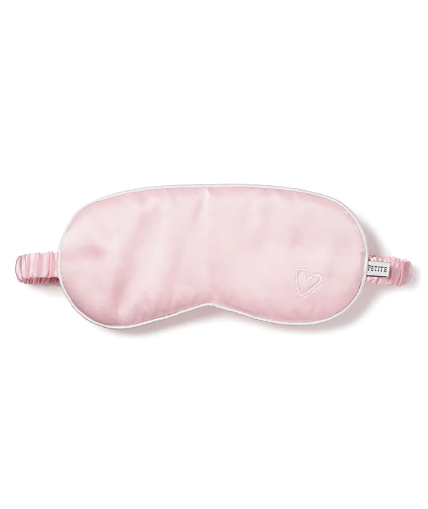 Petite Plume Women Pink Sleep Heart Sleep Mask Accessories Petite Plume   