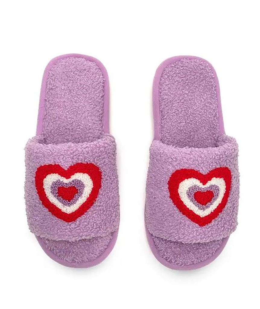 Living Royal Hearts Slide Slippers Accessories Living Royal   