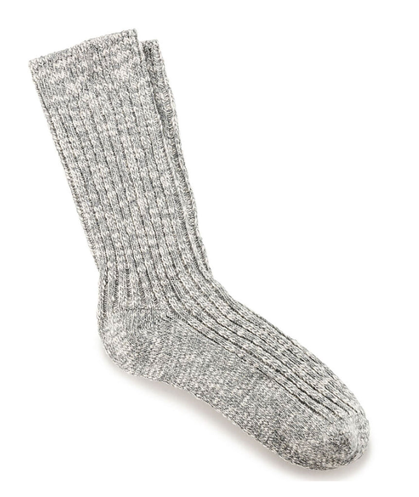 Birkenstock Cotton Slub Socks Accessories Birkenstock Grey Juniors/Women S 