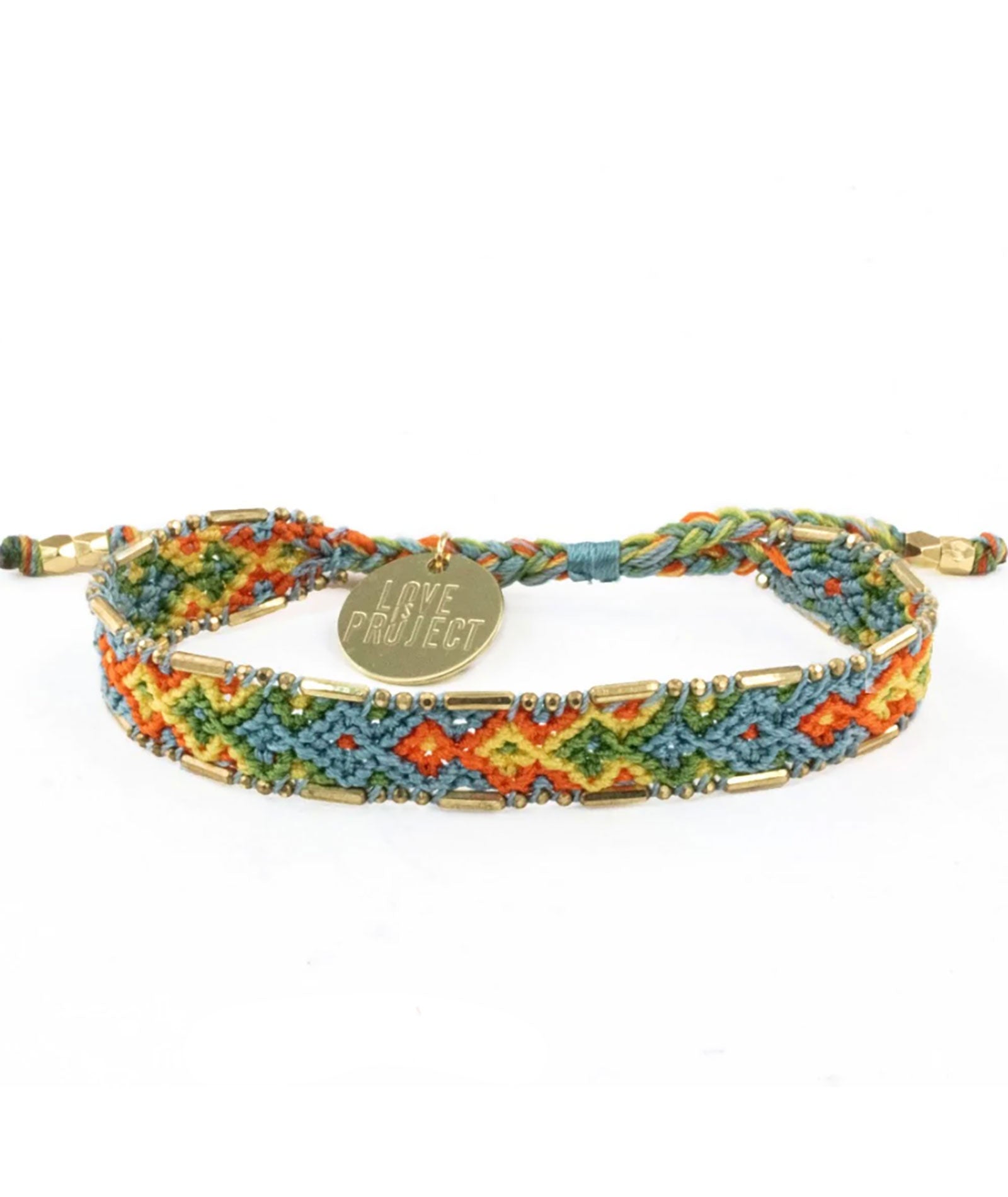 Metallic Bali Friendship Bracelet, Moonlight Sky