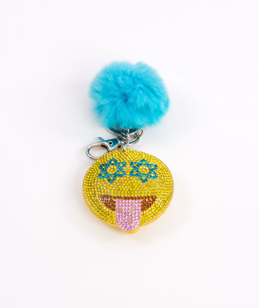Bari Lynn Hanukkah Emoji Keychain Distressed/seasonal gifts Bari Lynn   