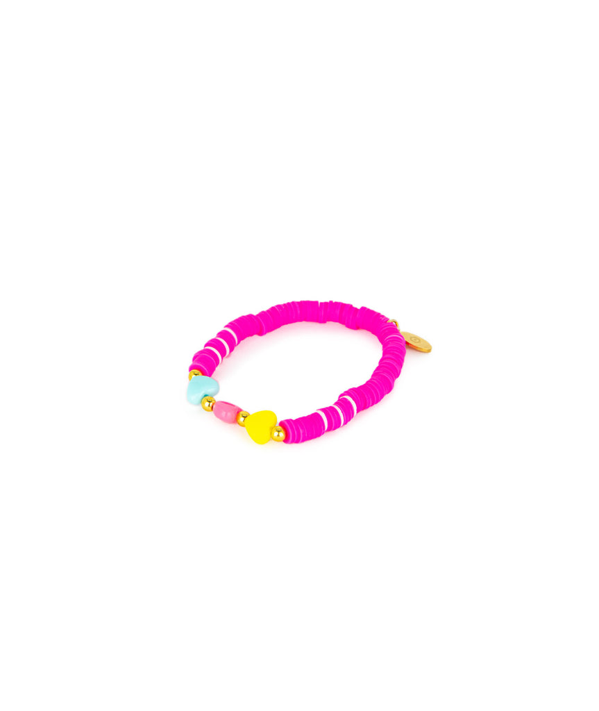Zomi Daisy Smileys Stretch Bracelet Jewelry - Young Zomi Gems Heart  
