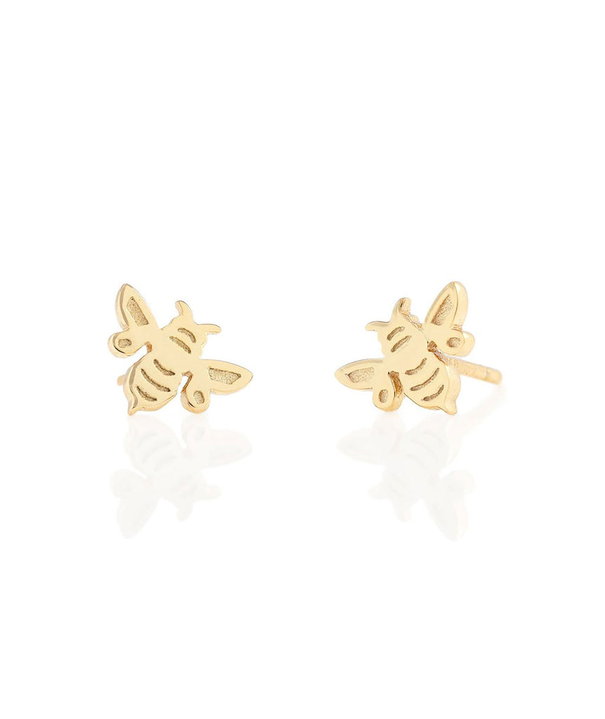 Kris Nations Earrings Bumble Bee Gold Jewelry - Trend Kris Nations   