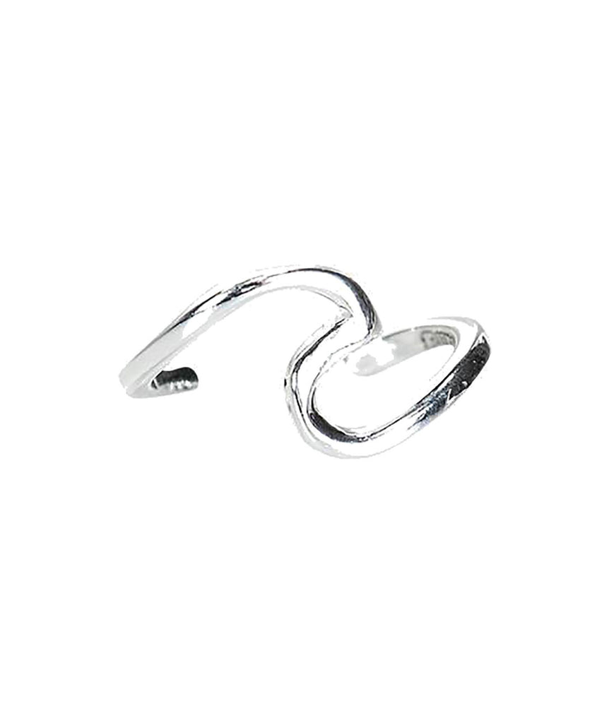 Pura Vida Earrings Silver Wave Ear Cuff Jewelry - Trend Pura Vida   