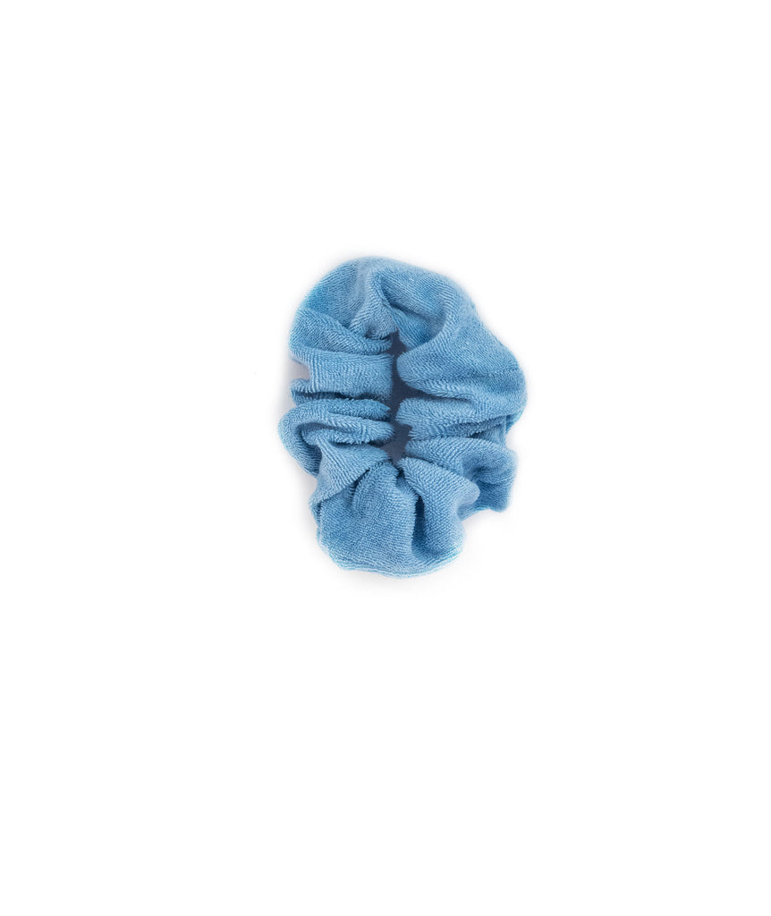 Terry Cloth Scrunchie Accessories Frankie's Exclusives Blue  